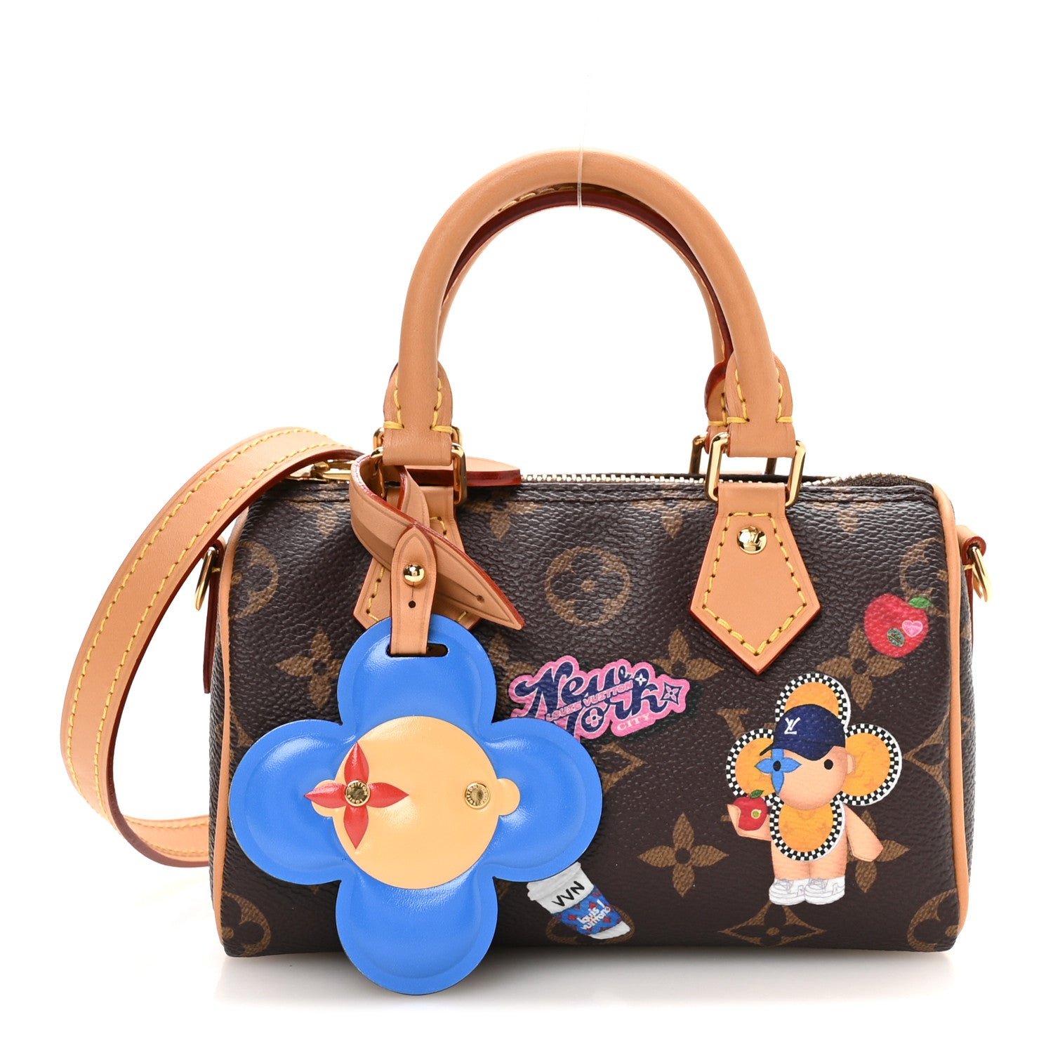 Louis Vuitton Monogram 57th Street NYC Nano Speedy Yellow Cab