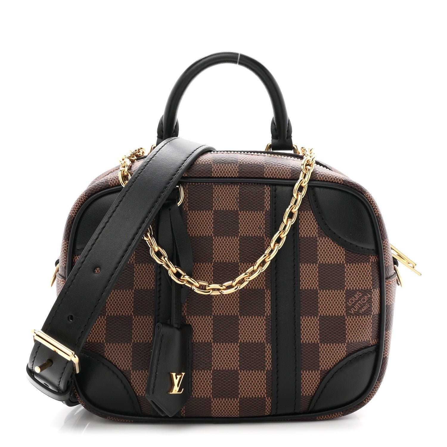 Louis Vuitton Damier Ebene Valisette Souple BB Black