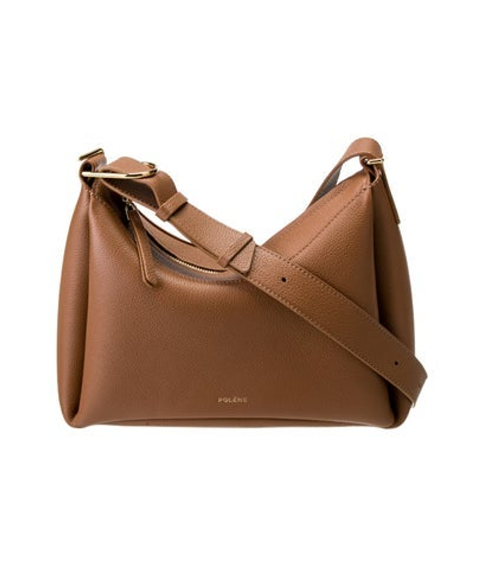 Polene Leather Shoulder Bag