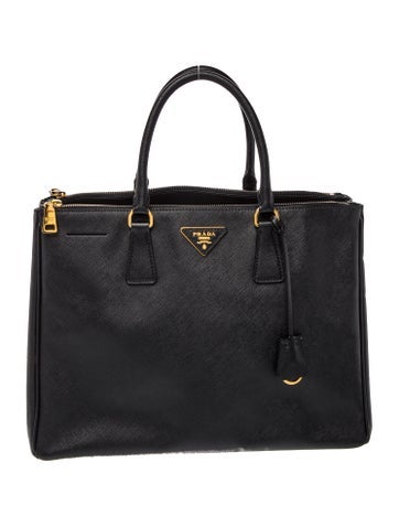 Saffiano Leather Galleria Double Zip Large