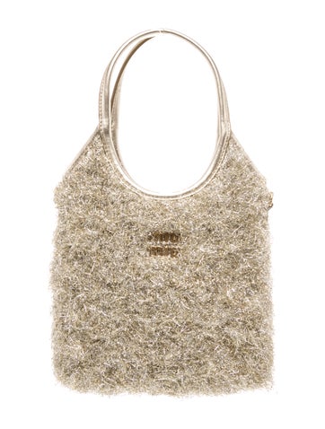 Miu Miu Ivy Lurex Handbag Small 2026