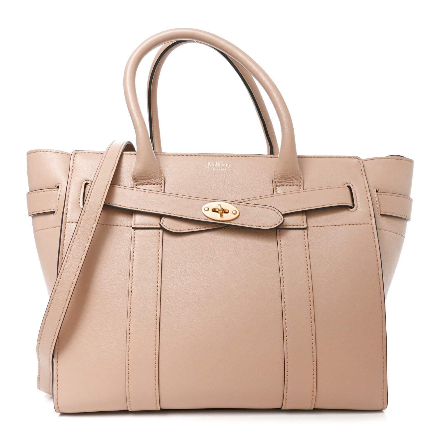 Mulberry Silky Calf Small Zipped Bayswater Rosewater