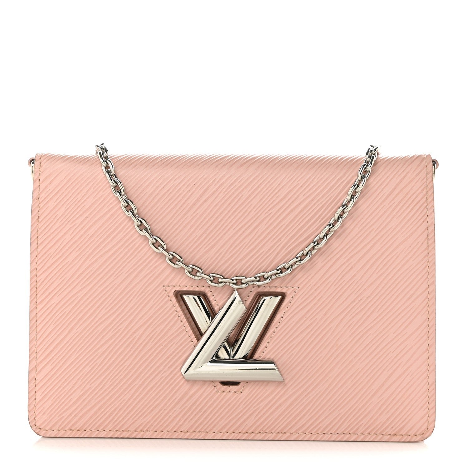 Louis Vuitton Epi Twist Belt Chain Wallet Rose Ballerine