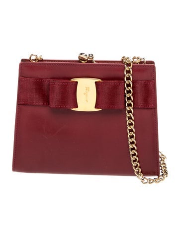 Ferragamo Leather Clutch