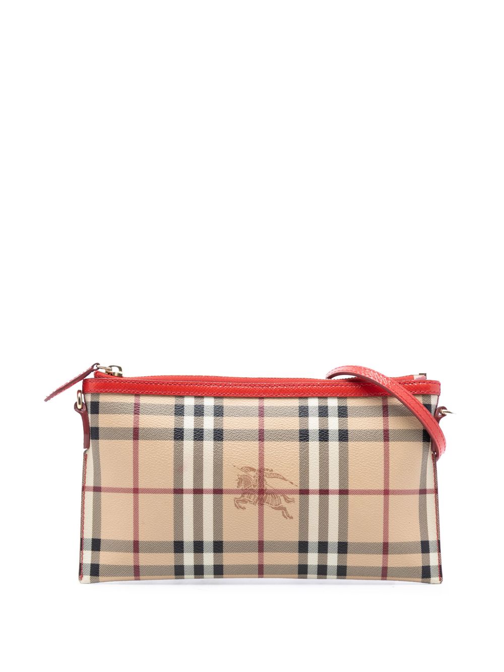 2000-2017 Haymarket Check Coated Canvas Peyton crossbody bag