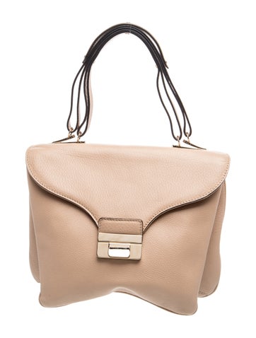 Leather Top Handle Bag