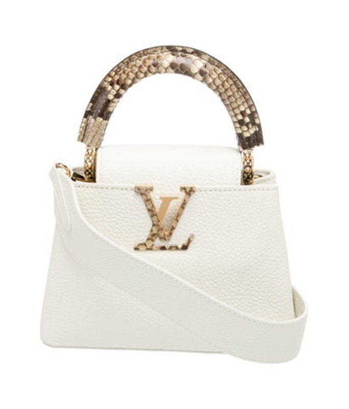 Louis Vuitton Vuitton Taurillon Leather Capucines Mini W Tags