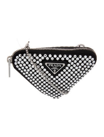 Enameled Metal Triangle Minaudière