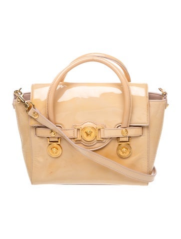 Patent Leather Top Handle Bag
