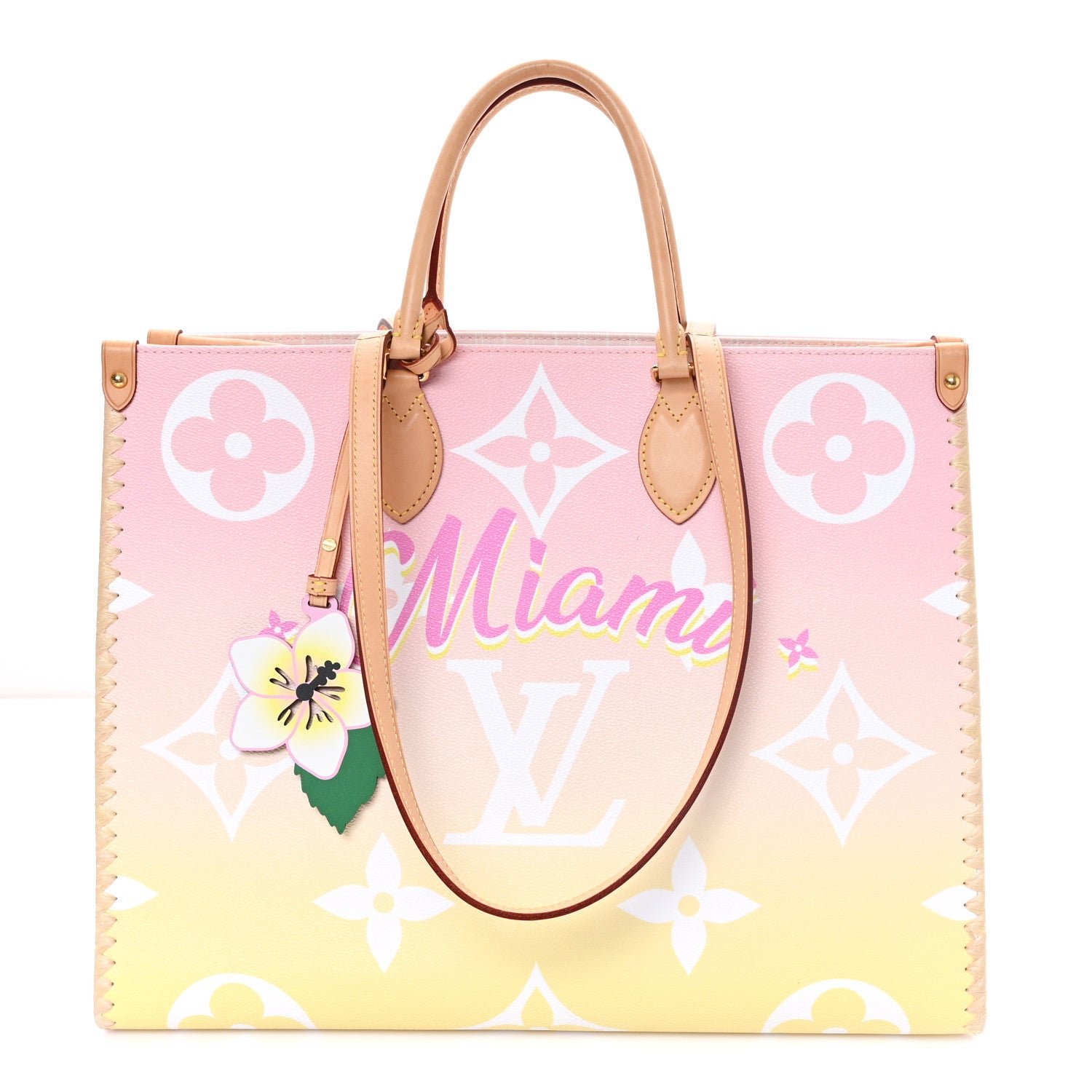 Louis Vuitton Monogram Giant By The Pool Miami Onthego GM Light Pink