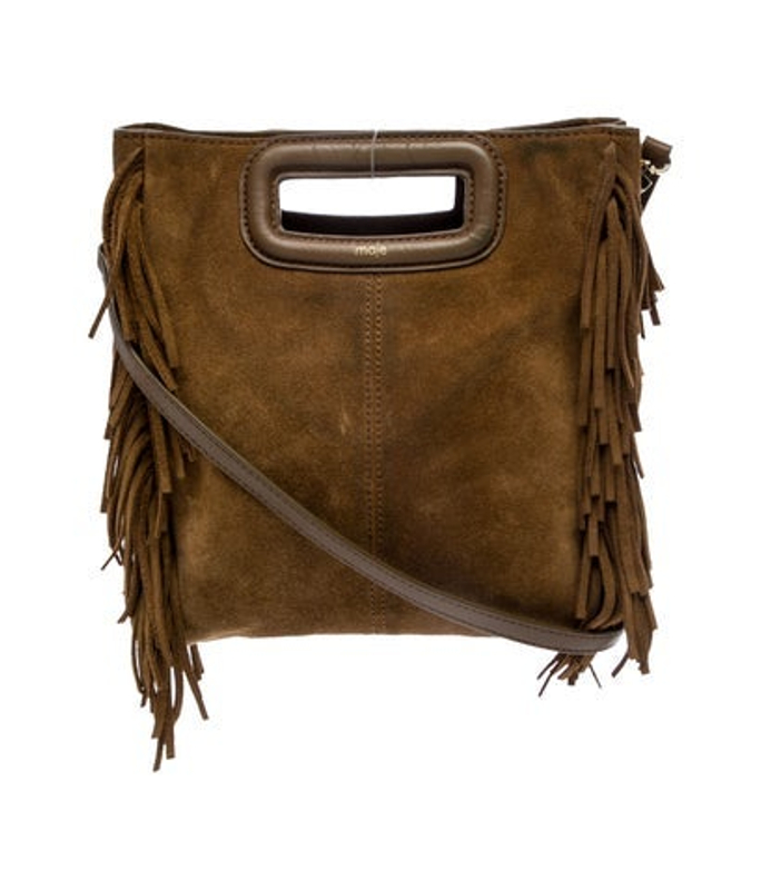Maje Suede Crossbody Bag