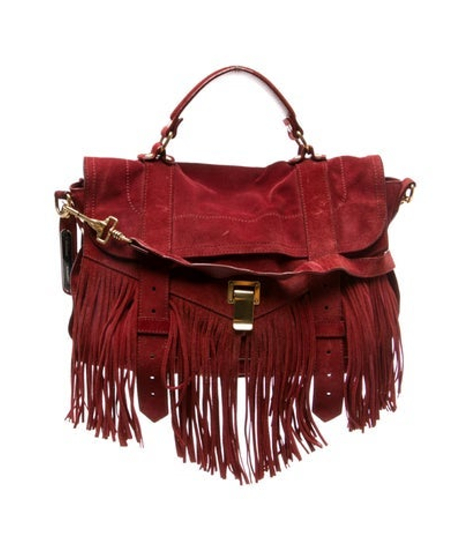 Proenza Schouler Schouler Suede Top Handle Bag