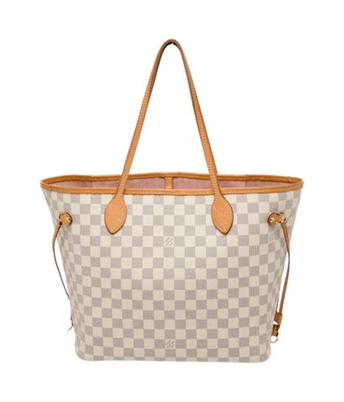 Louis Vuitton Vuitton Damier Azur Neverfull W Pouch Mm