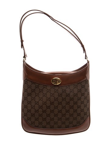 GG Canvas Shoulder Bag Vintage
