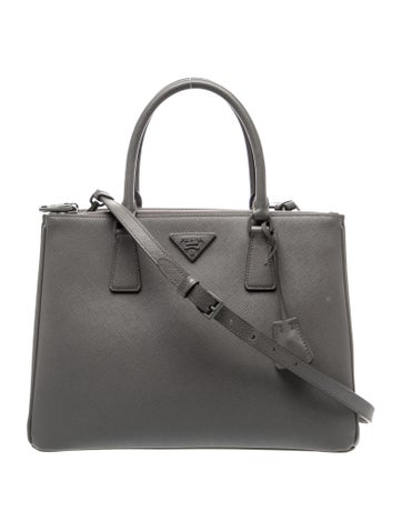 Saffiano Leather Galleria Double Zip Large