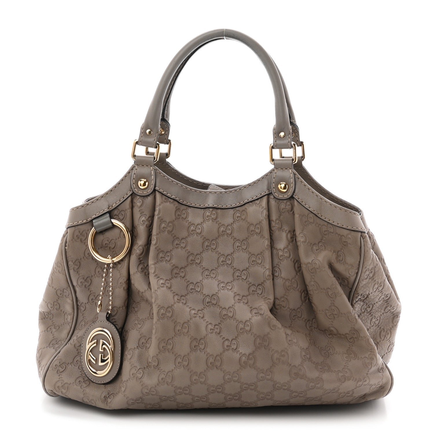 Gucci Guccissima Medium Sukey Tote Taupe