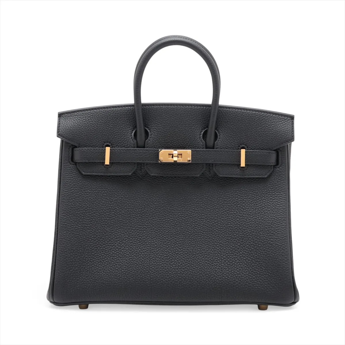 Hermès Birkin 25 Le Tournay Togo Black Gold Metal Fittings