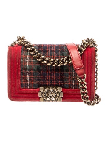 Paris-Edinburgh Small Tartan Boy Bag