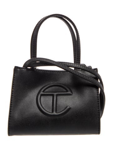 Vegan Leather Shopping Bag Small