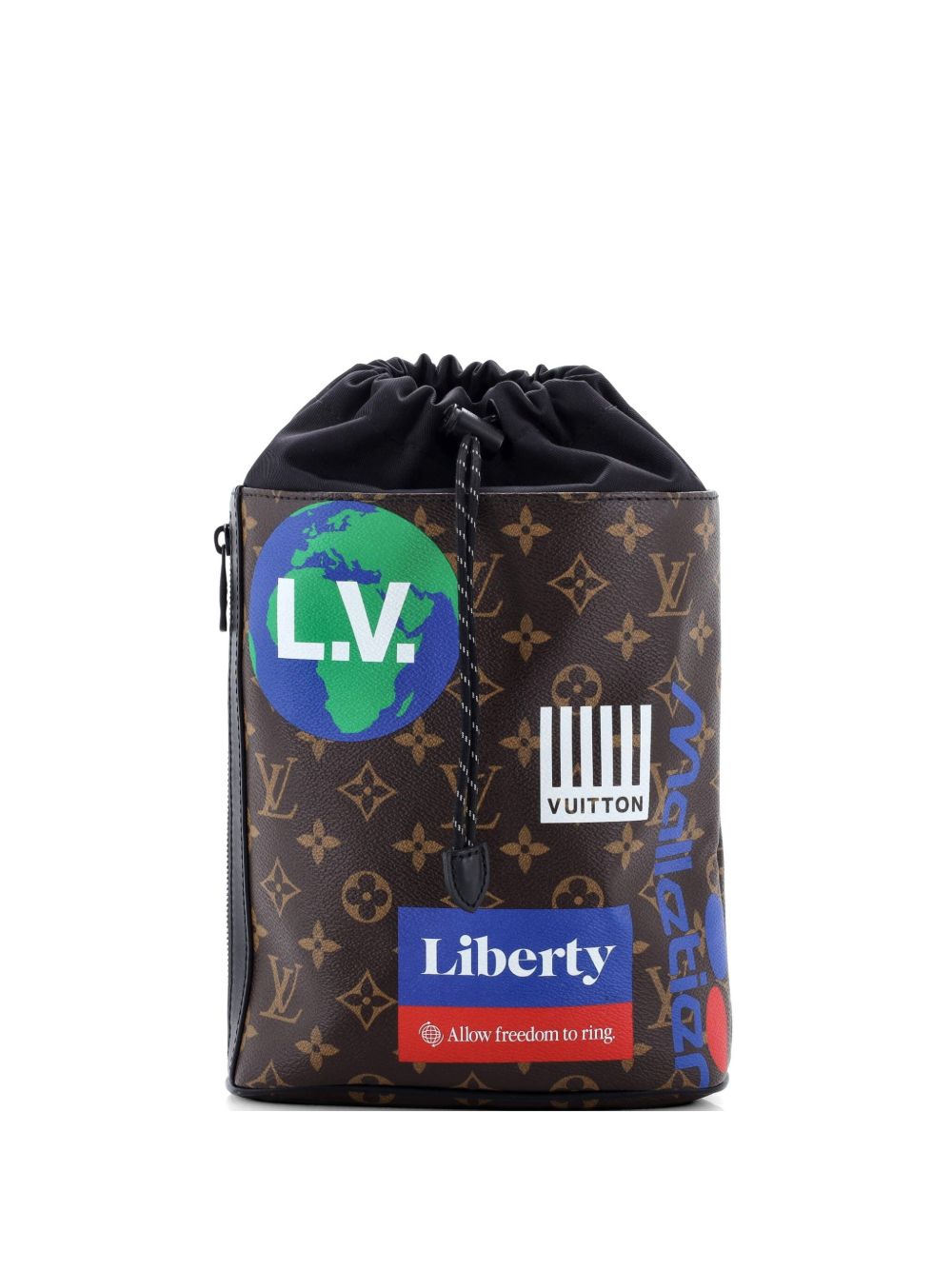 Chalk Sling Bag Limited Edition Logo Story Monogram Canvas crossbody bag