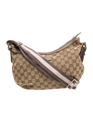 GG Canvas Vintage GG Canvas Half Moon Bag Medium