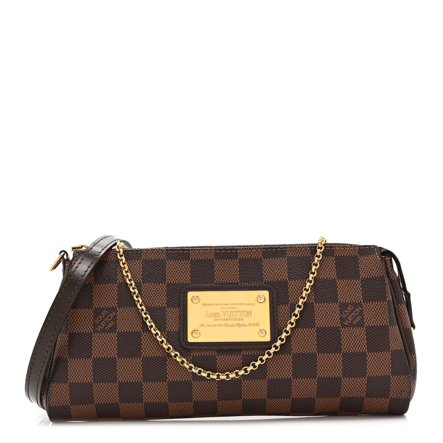Louis Vuitton Damier Ebene Eva Clutch