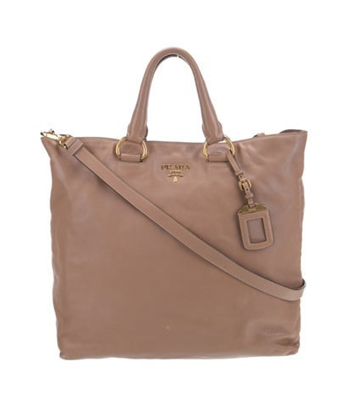 Prada City Calf Leather Tote