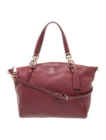 Coach Leather Top Handle Bag