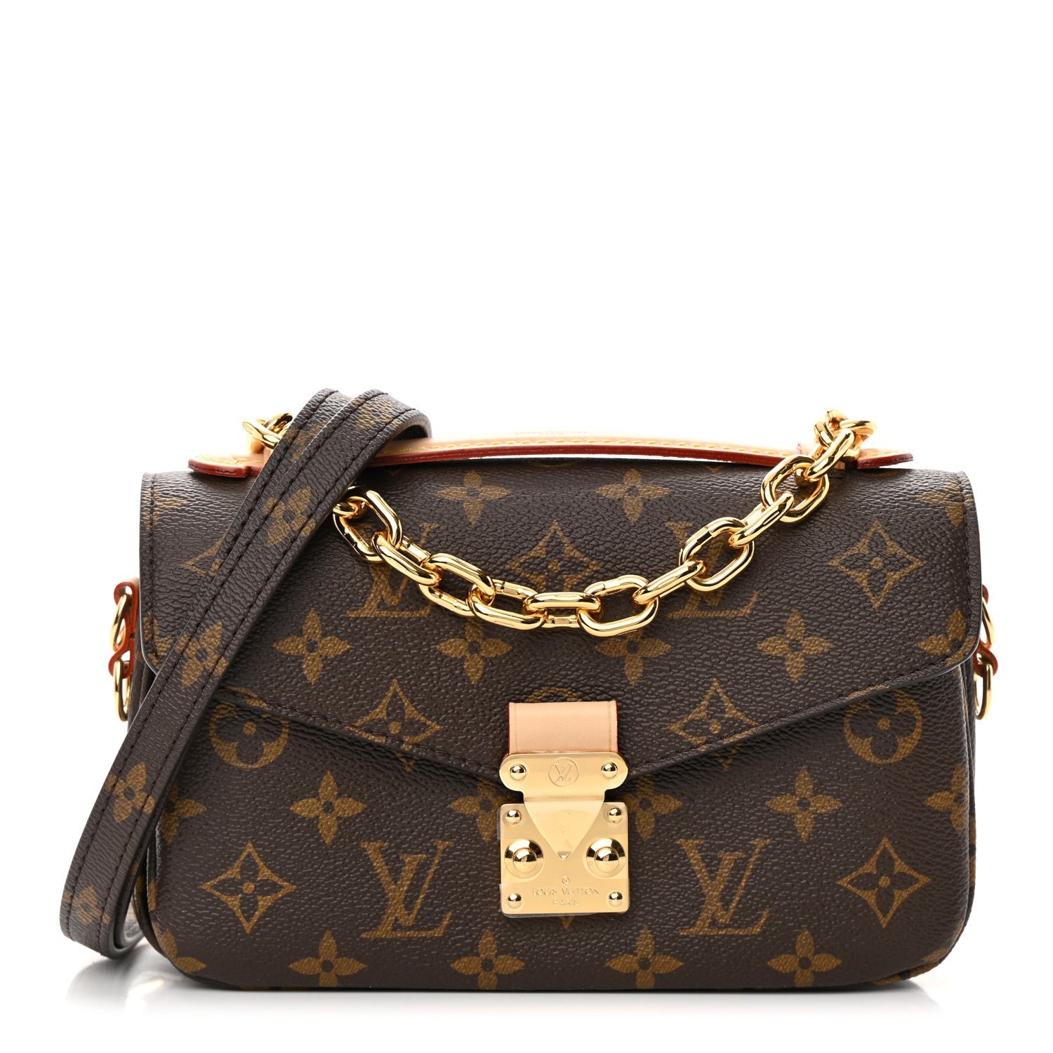 Louis Vuitton Monogram Pochette Metis East West