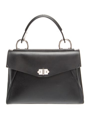 Leather Top Handle Bag