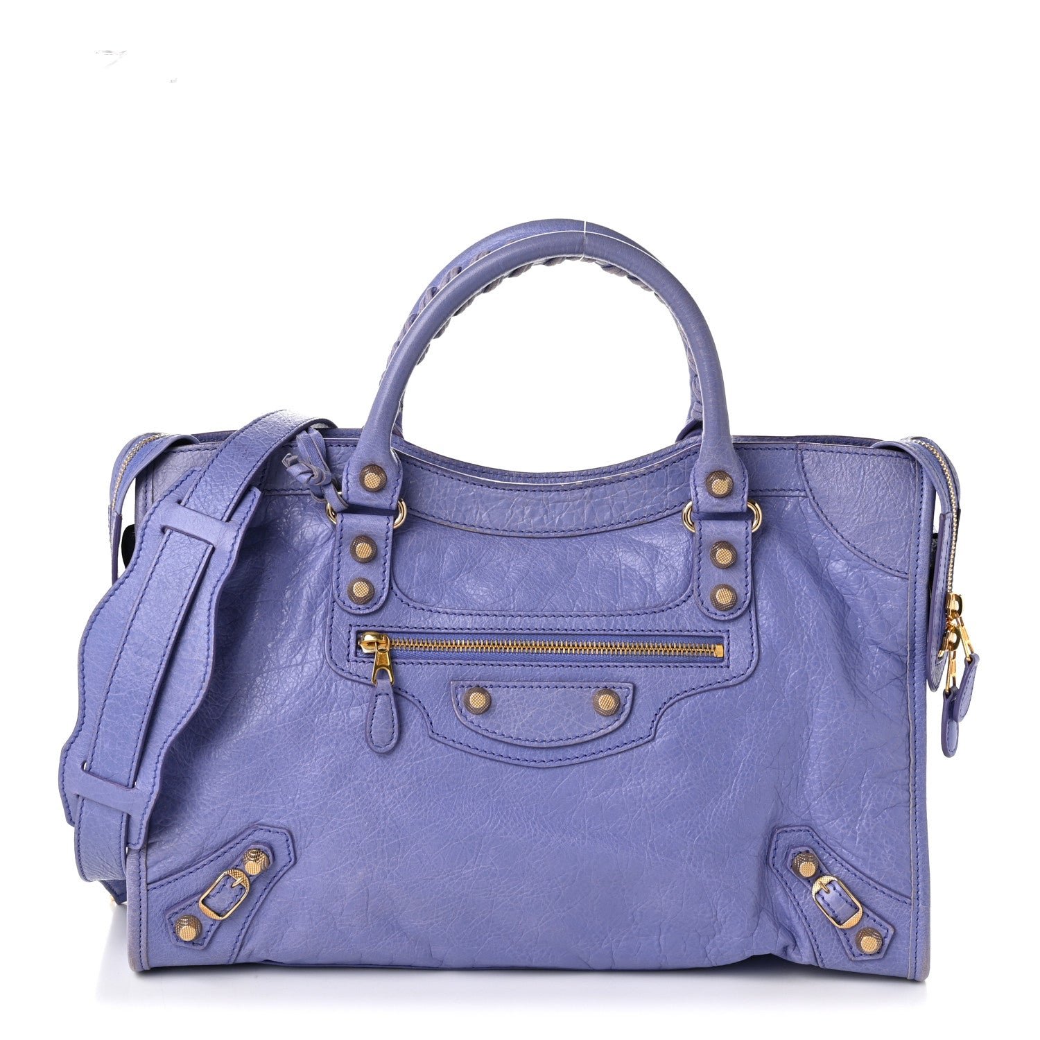 Balenciaga Agneau Giant 12 Gold Hardware City Mauve Light Mauve