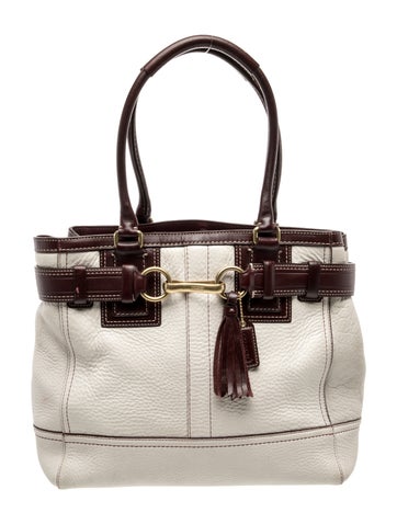 Leather Top Handle Bag