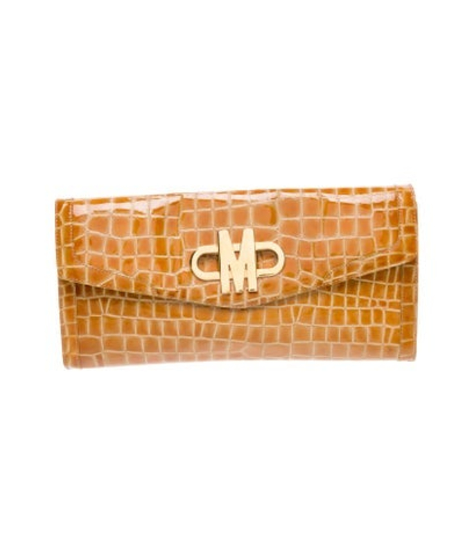 Moschino Patent Leather Clutch