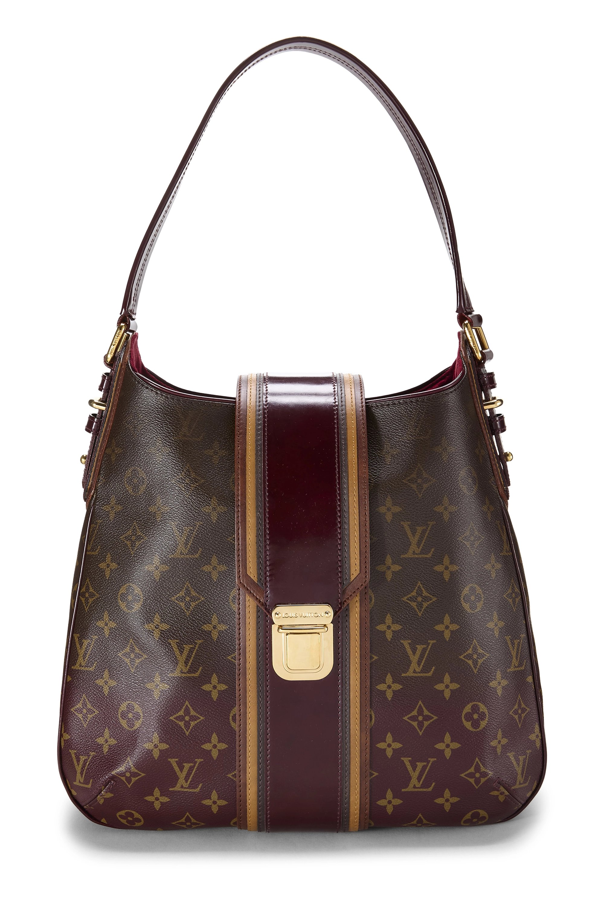 Burgundy Monogram Canvas Mirage Musette