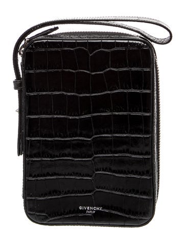 Givenchy Embossed Leather Shoulder Bag