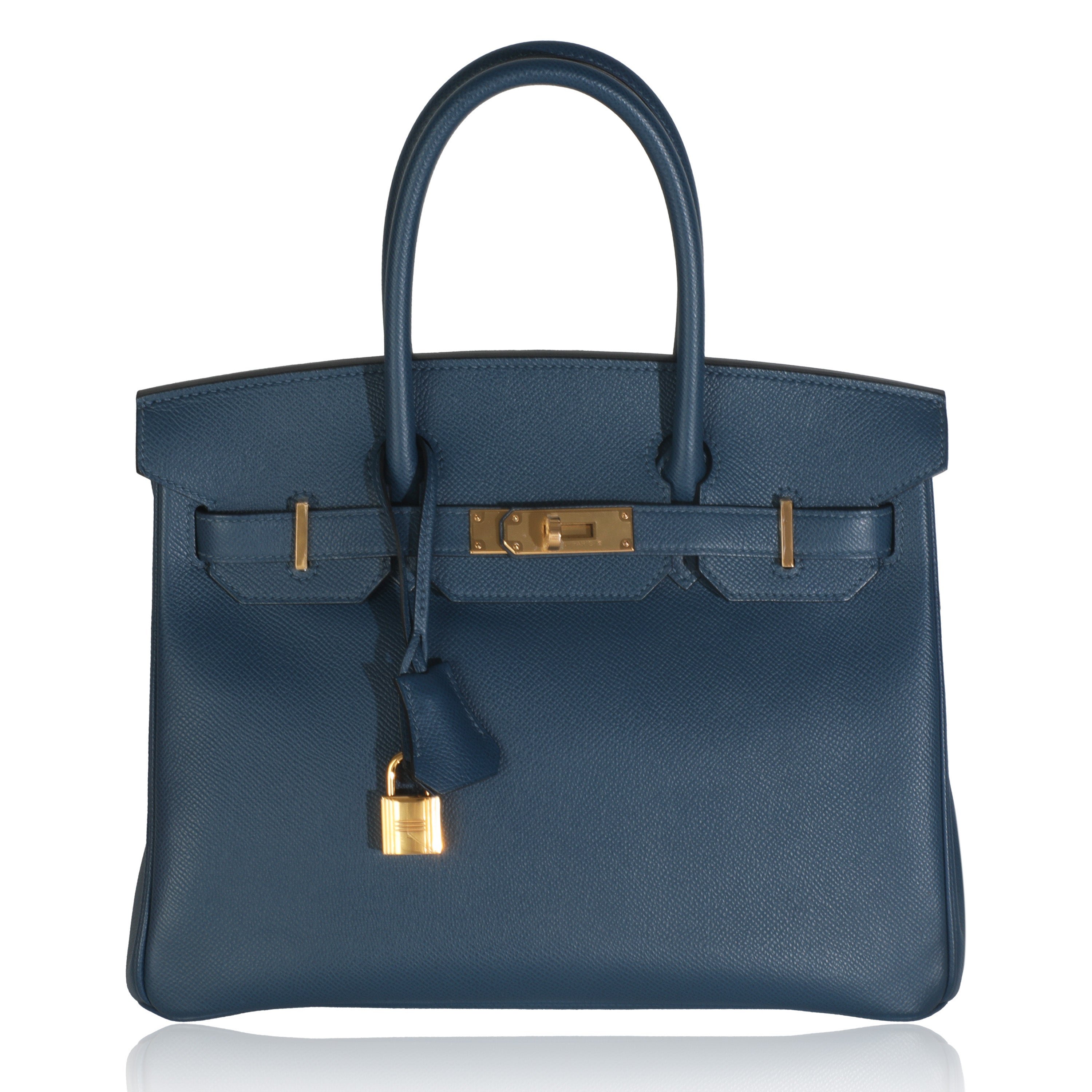 Hermes Deep Blue Epsom Birkin 30 GHW
