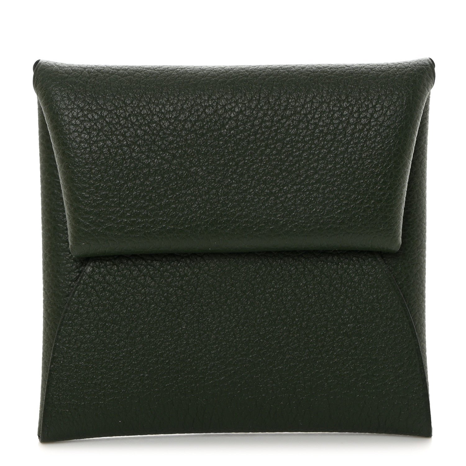Hermes Evercolor Bastia Coin Purse Vert Anglais