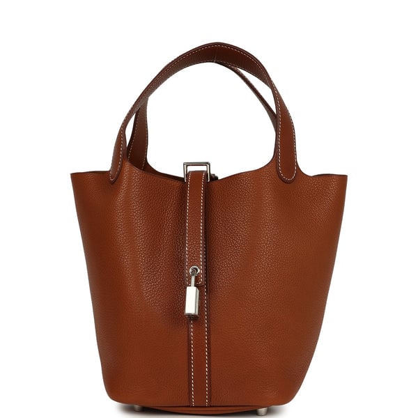 Hermes Hermes Picotin Lock 18 Fauve Barenia Faubourg Palladium Hardware