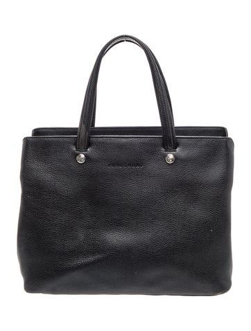 Leather Top Handle Bag