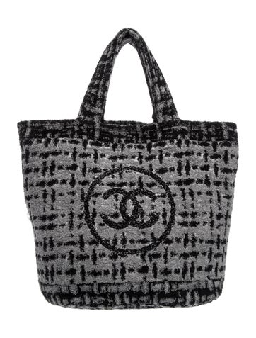 Terry Cloth CC Beach Tote Set
