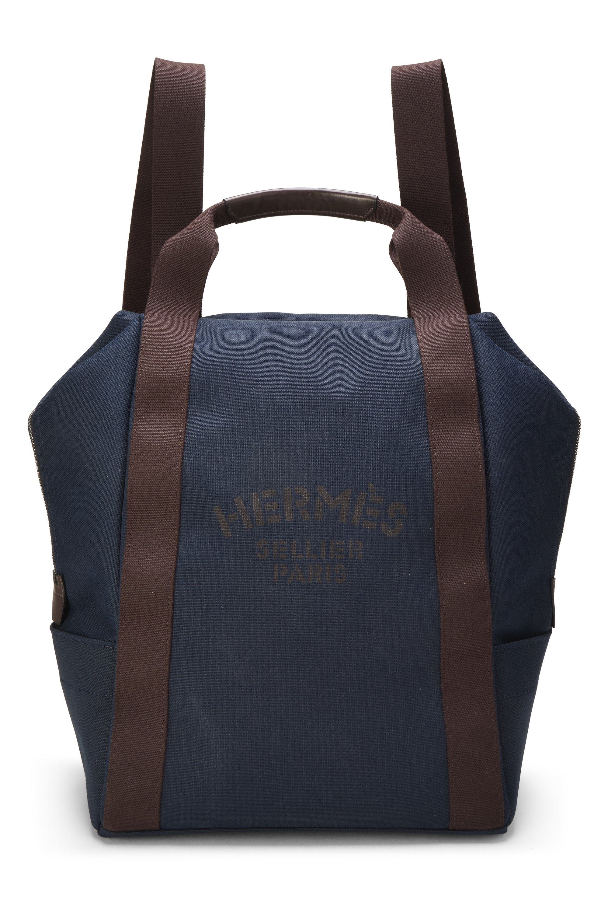 Navy Toile Sac de Dis Groom Backpack