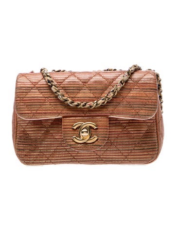 Paris-Seoul Small Metallic Single Flap Bag