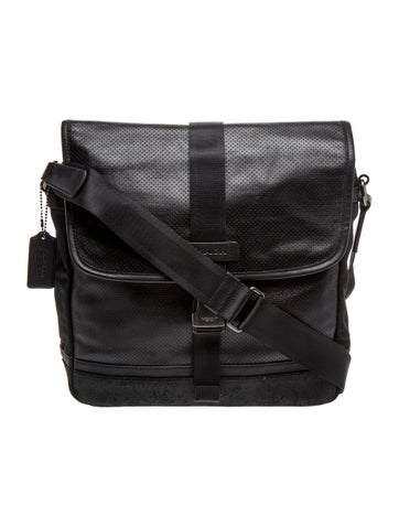 Coach Leather Messenger Bag