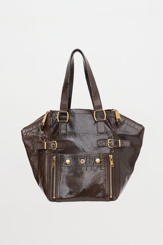 Embossed Patent Downtown Bag