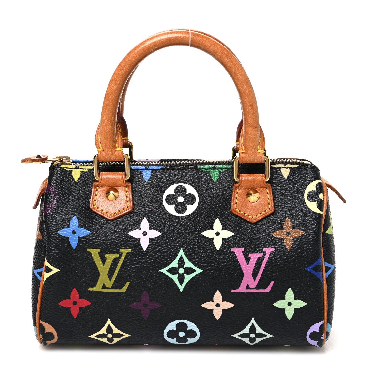 Louis Vuitton Monogram Multicolor Mini Sac HL Speedy Black
