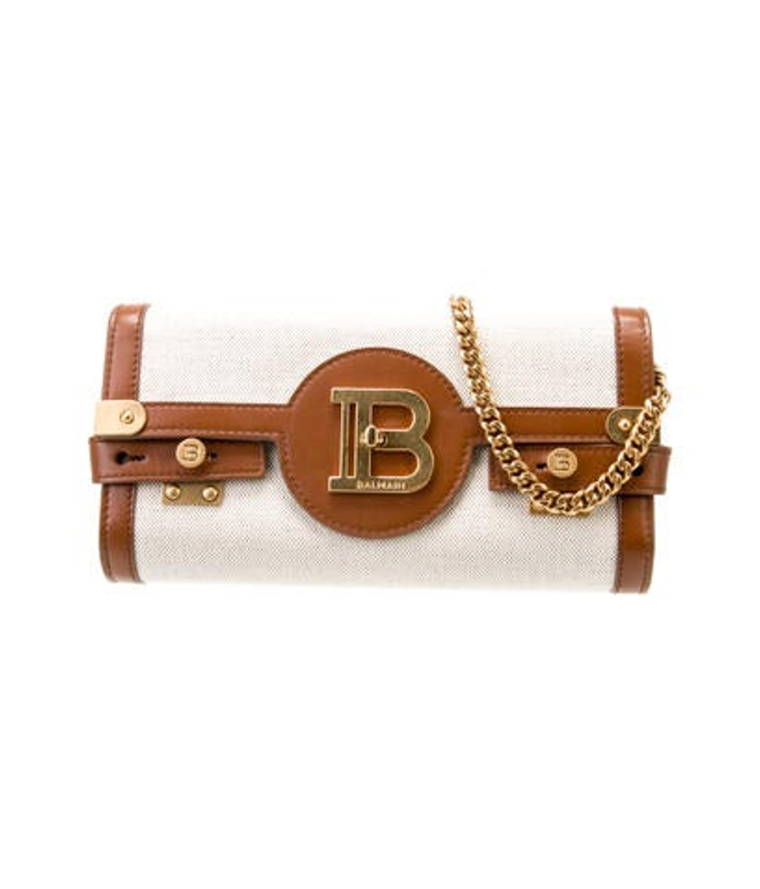 Balmain Canvas Shoulder Bag