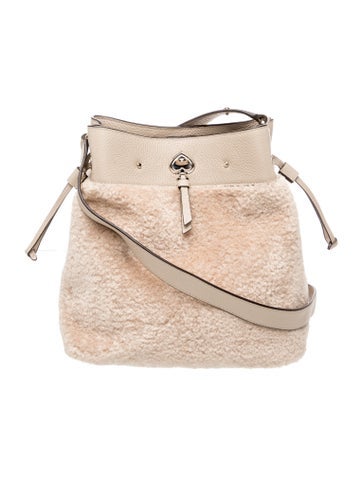 Kate Spade Shearling Bucket Bag