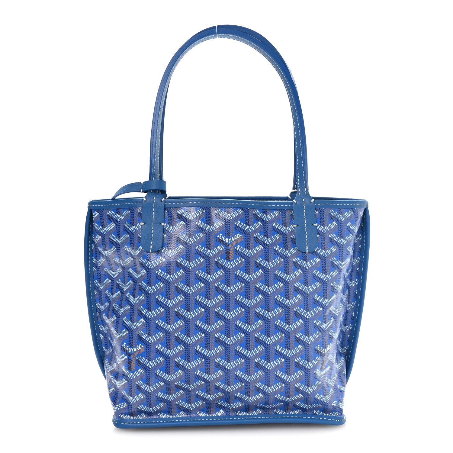 Goyard Goyardine Reversible Mini Anjou Sky Blue Sky Blue
