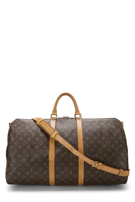 Monogram Canvas Keepall Bandouliere 55