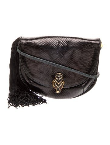 Judith Leiber Leather Crossbody Bag Vintage